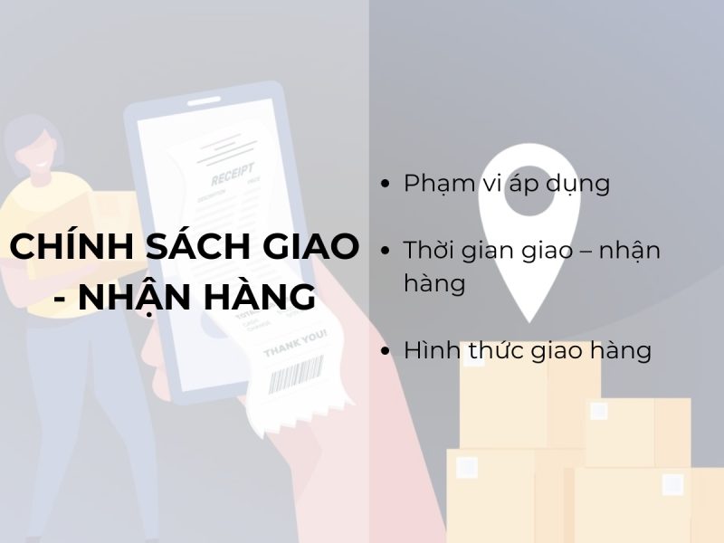 Chính sách giao nhận hàng của CM Sport Chính sách giao nhận hàng của CM Sport