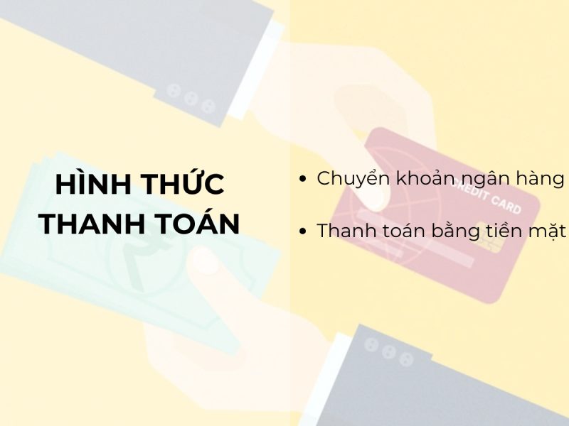 Hình thức thanh toán của CM Sport Hình thức thanh toán của CM Sport