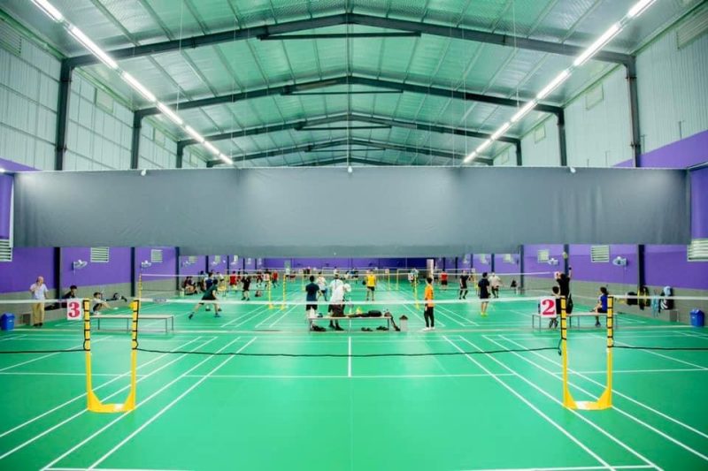 Hinh Anh 12 San Cau Long Cua Tada D2 Binh Thanh (các sân thảm màu xanh lá)
