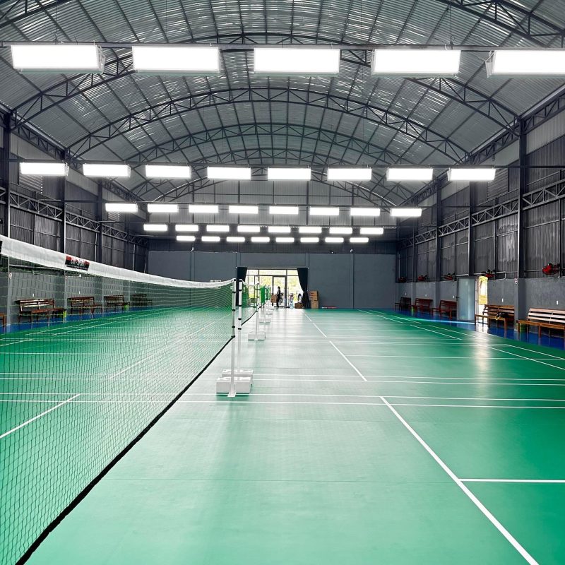 Hinh Anh 5 San Cau Long Cua Phuong Vy BRVT (các sân thảm màu xanh lá)
