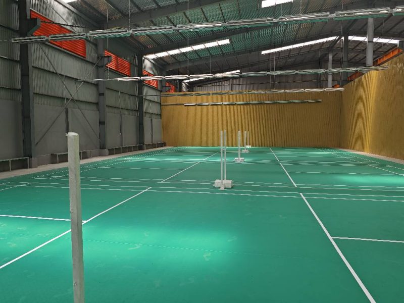Hinh anh san pickleball Le Giang Binh Dinh (các sân màu xanh lá)