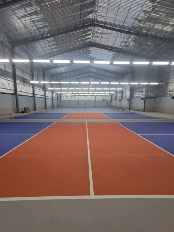 Hinh anh san pickleball Tan Tien Thang Binh Dinh (các sân màu xanh dương)