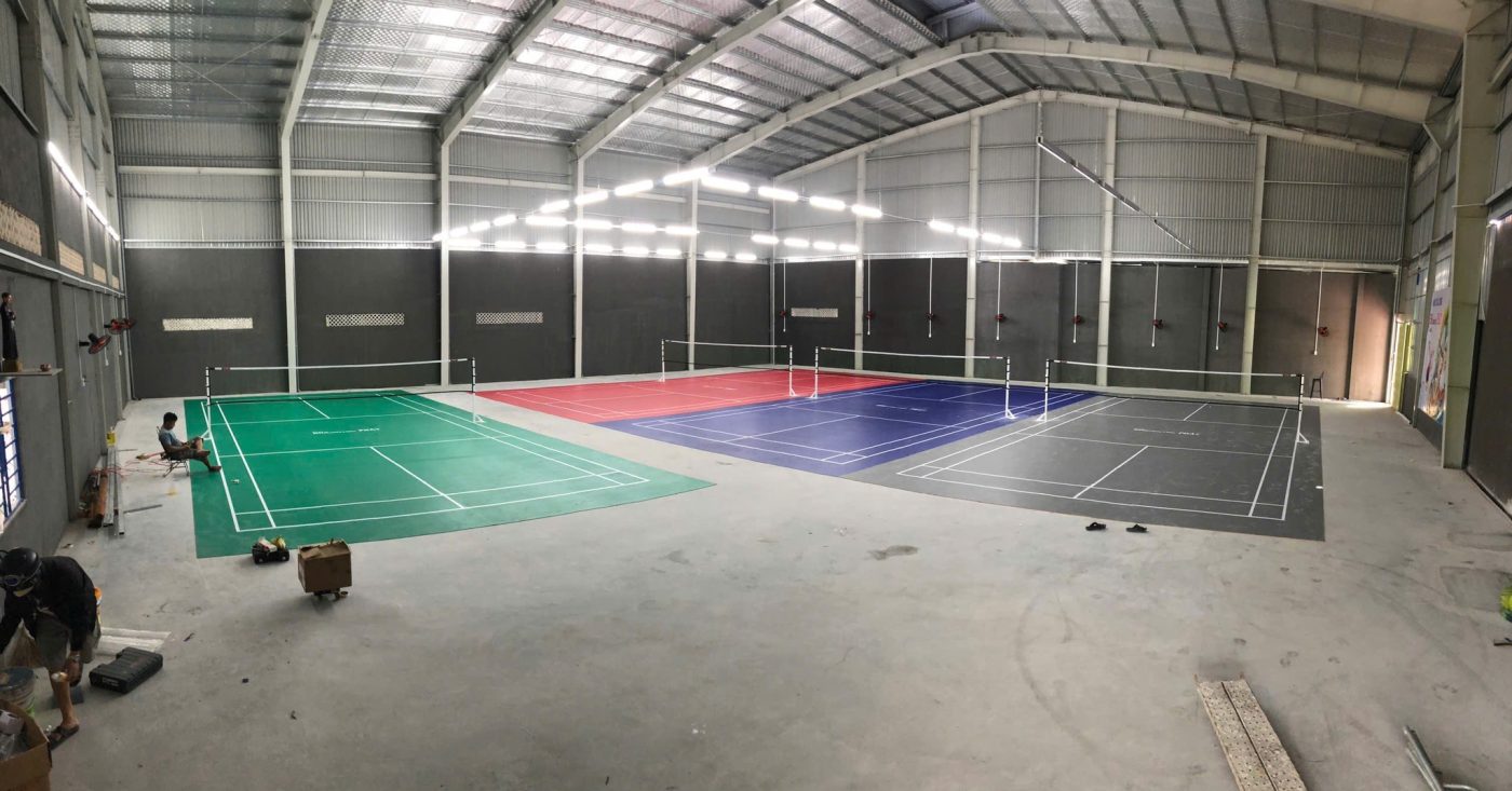 Hinh Anh Cua San Cau Long Badminton Phat Voi 4 San