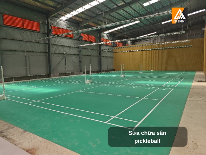 Sửa chữa sân pickleball: Hướng dẫn toàn diện từ A đến Z